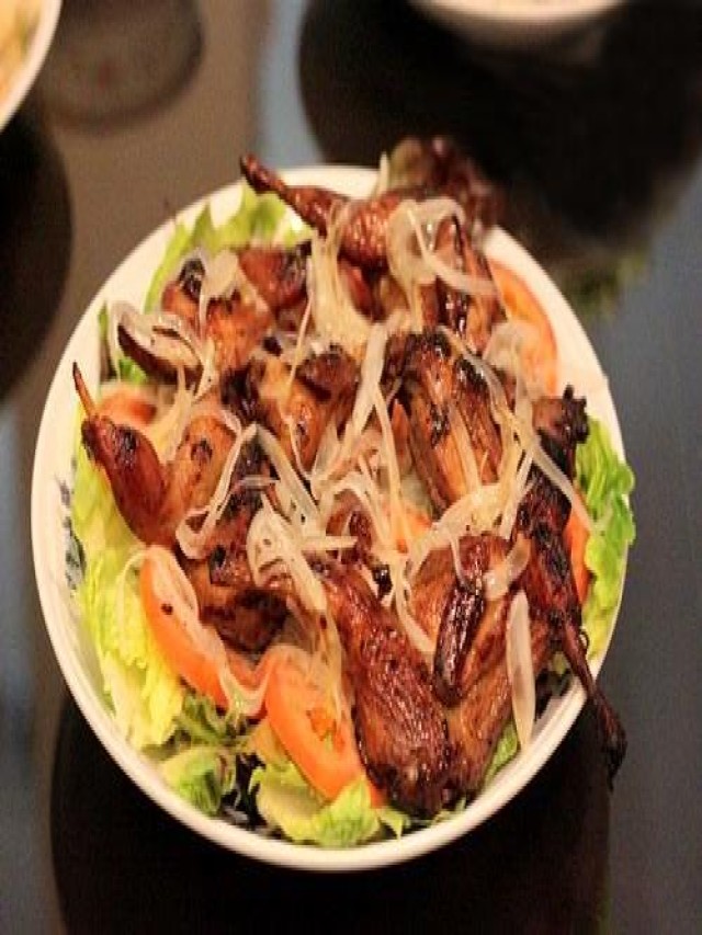 Chim cút rán ngũ vị hương