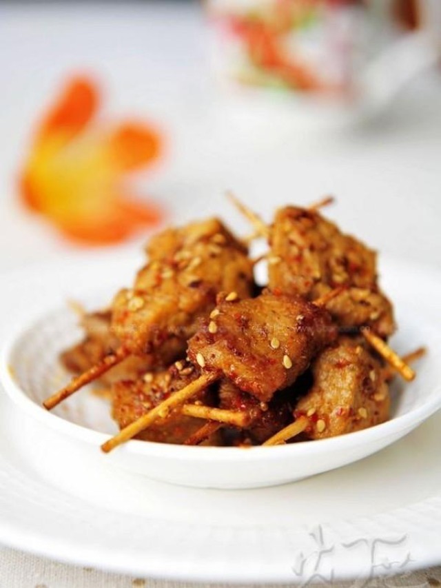 Gà chiên vừng vị cà ri