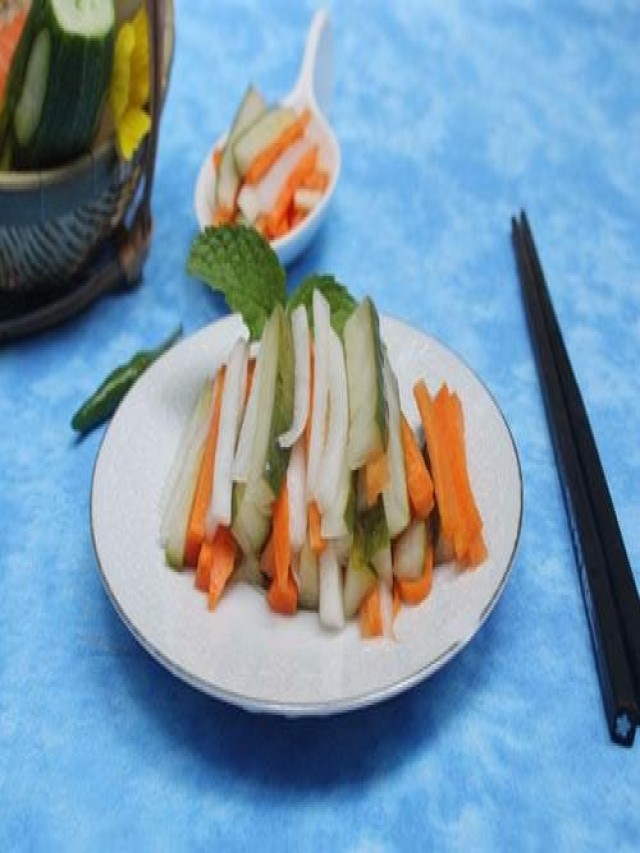 Giá trị dinh dưỡng của các loại rau củ ngâm