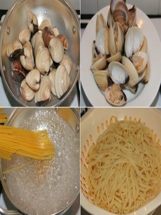 Mì Ý xào nghêu