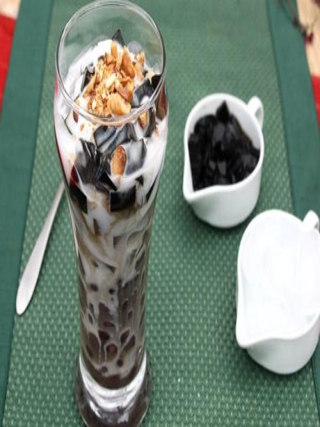 Ngọt mát chè thạch đậu đỏ
